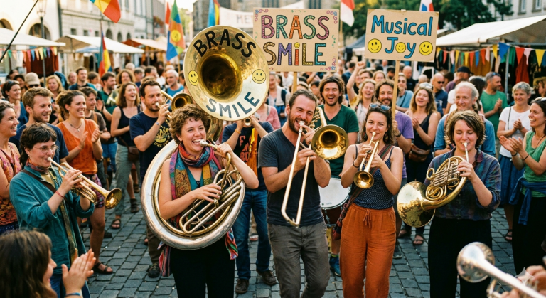 BrassSmile Musical Joy of Brass Instruments to  Make Everyone Smile